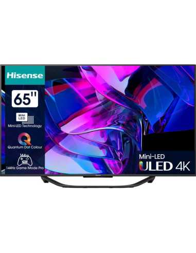 Hisense 65U7KQ Televisor 165,1 cm (65") 4K Ultra HD Smart TV Wifi Negro 1000 cd m²