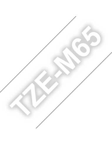 Brother TZE-M65 cinta para impresora Blanco