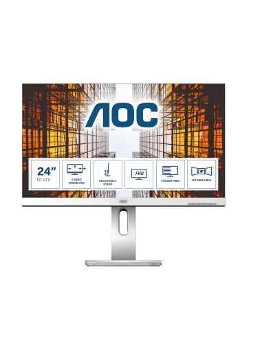 AOC P1 X24P1 GR pantalla para PC 61 cm (24") 1920 x 1200 Pixeles WUXGA LED Gris