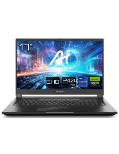 AORUS 17X AZG-65PT665SH ordenador portatil Intel® Core™ i9 i9-13980HX Portátil 43,9 cm (17.3") Quad HD 32 GB DDR5-SDRAM 2 TB