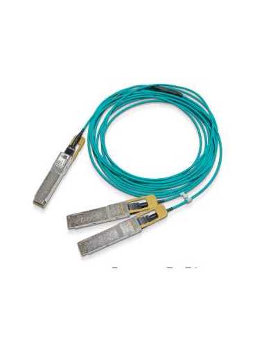 Nvidia MFS1S50-H020V Cable de fibra óptica e InfiniBand 20 m QSFP56 2x QSFP56 Azul