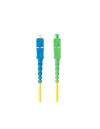 Lanberg FO-SASU-SS21-0010-YE Cable de fibra óptica e InfiniBand 1 m SC Amarillo
