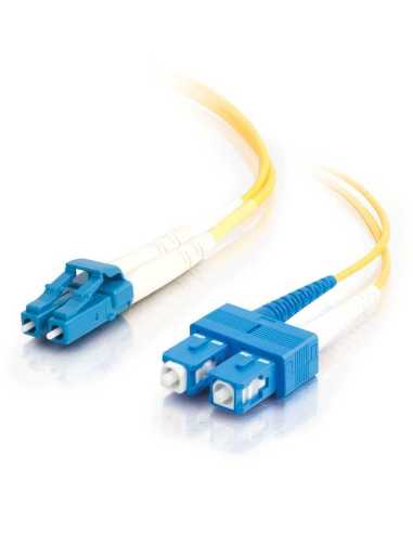 C2G 85587 Cable de fibra óptica e InfiniBand 2 m LC SC OFNR Amarillo