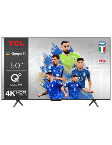 TCL C65 Series 50C655 Televisor 127 cm (50") 4K Ultra HD Smart TV Wifi Titanio 450 cd m²