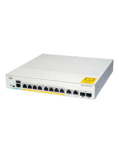Cisco Catalyst C1000-8FP-2G-L switch Gestionado L2 Gigabit Ethernet (10 100 1000) Energía sobre Ethernet (PoE) Gris