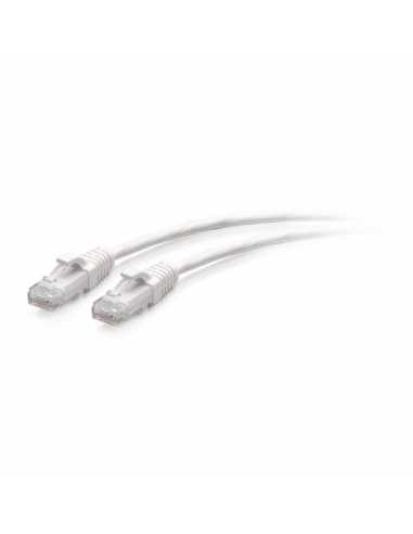 C2G Cable de conexión Ethernet delgado sin apantallar (UTP) con protección antienganche Cat6a de 1,5 m - Blanco