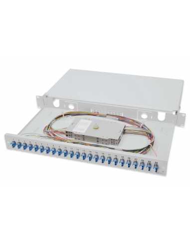 Digitus Caja de empalme de fibra óptica, equipada, LC, OS2