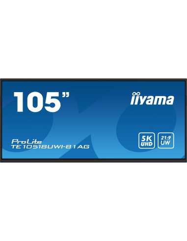 iiyama TE10518UWI-B1AG pantalla de señalización Pizarra de caballete digital 2,67 m (105") LED Wifi 450 cd m² 5K Ultra HD