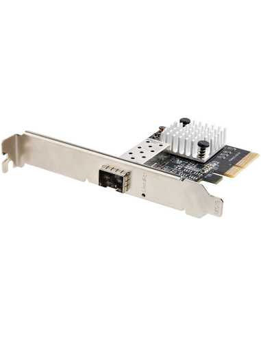 StarTech.com Tarjeta PCIe SFP+ de 10G - Adaptador de Red con 1 Puerto SFP+ Abierto para Módulos MSA o Cables Direct Attach -
