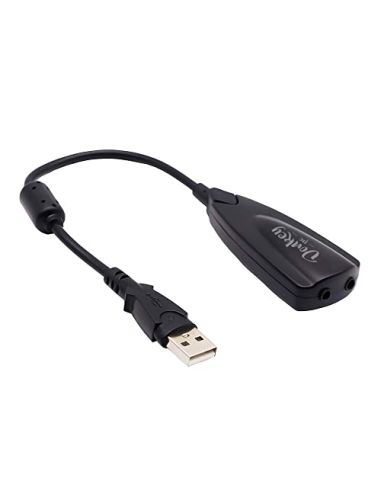 Donkey pc – Tarjeta de Sonido USB 7.1 Adaptador USB a Jack 3.5 mm