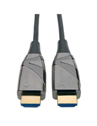 Tripp Lite P568-10M-FBR Cable Óptico Activo [AOC] de Fibra HDMI de Alta Velocidad - 4K x 2K HDR @ 60 Hz, 4 4 4, (M M), Negro,