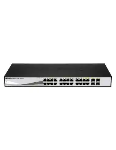 D-Link DGS-1210-24P switch Gestionado L2 Gigabit Ethernet (10 100 1000) Energía sobre Ethernet (PoE) Negro
