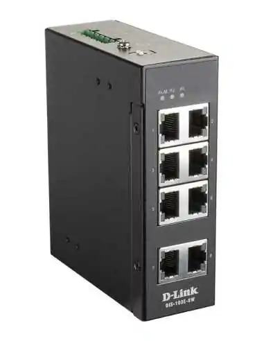 D-Link DIS-100E-8W switch No administrado L2 Fast Ethernet (10 100) Negro