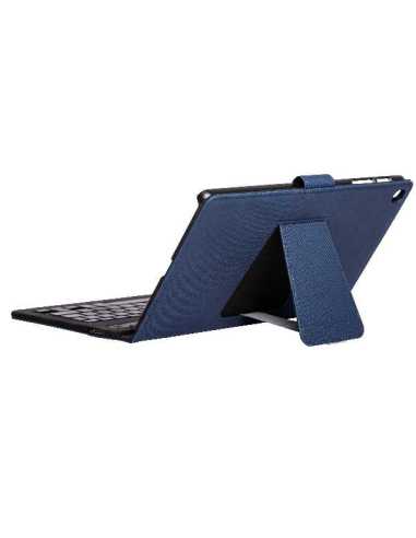 SilverHT Funda con teclado Bluetooth para tablet Samsung TAB A 2019 10'1 pulgadas (T510 T515) Azul