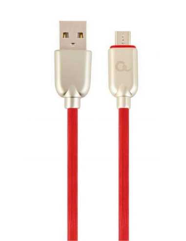 Cablexpert CC-USB2R-AMMBM-1M-R cable USB USB 2.0 USB A Micro-USB B Rojo