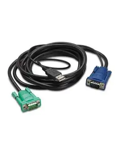 APC AP5821 cable para video, teclado y ratón (kvm) Negro 1,8 m