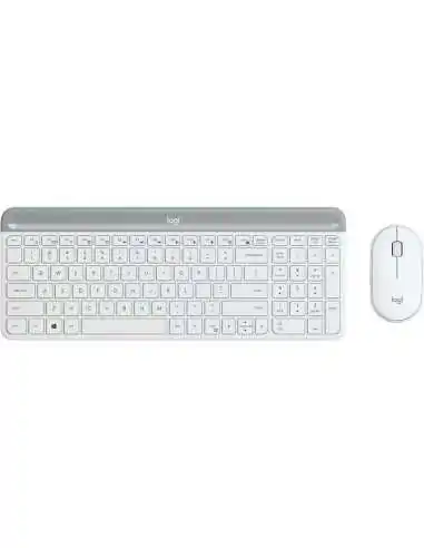 Logitech MK470 teclado Ratón incluido RF inalámbrico QWERTY Inglés Blanco