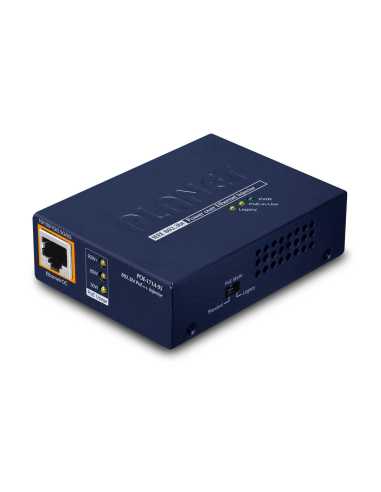 PLANET POE-171A-95 switch Gigabit Ethernet (10 100 1000) Energía sobre Ethernet (PoE) Azul