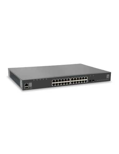 LevelOne GTL-2881 switch Gestionado L3 Gigabit Ethernet (10 100 1000) Gris