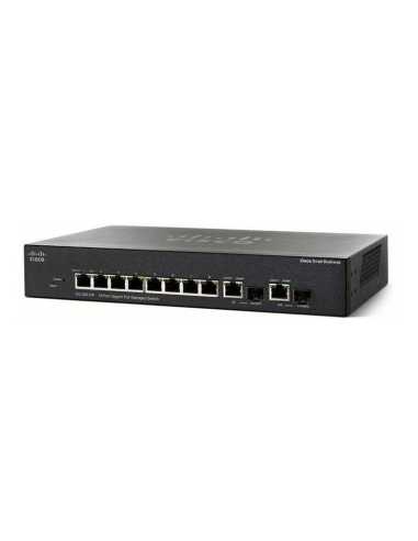 Cisco SG355-10P Gestionado L3 Gigabit Ethernet (10 100 1000) Energía sobre Ethernet (PoE) Negro