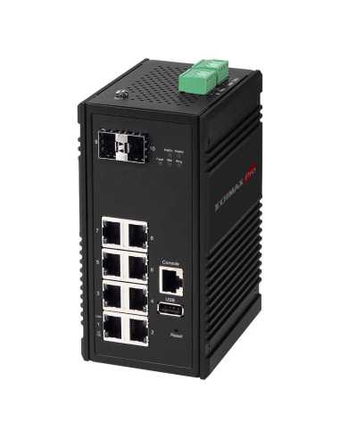 Edimax IGS-5208 switch Gestionado Gigabit Ethernet (10 100 1000) Negro