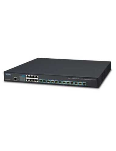 PLANET XGS-6350-12X8TR switch Gestionado L3 Gigabit Ethernet (10 100 1000) 1U Negro