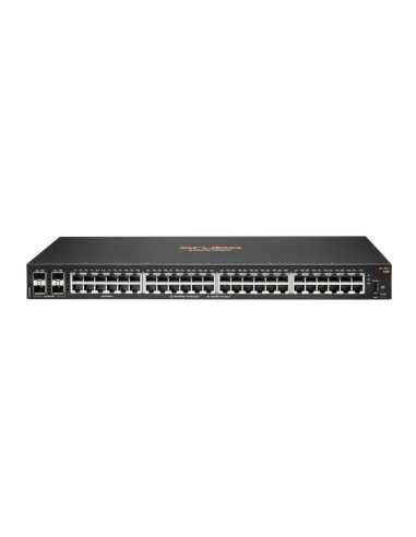 Hewlett Packard Enterprise Aruba 6100 48G 4SFP+ Gestionado L3 Gigabit Ethernet (10 100 1000) 1U Negro
