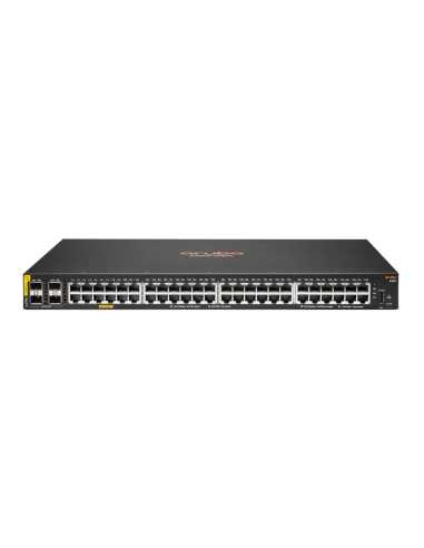 Hewlett Packard Enterprise Aruba 6100 48G Class4 PoE 4SFP+ 370W Gestionado L3 Gigabit Ethernet (10 100 1000) Energía sobre