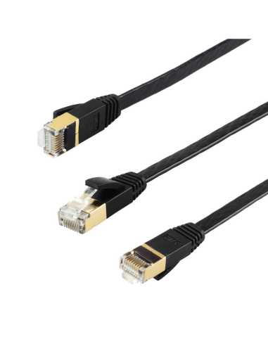 Edimax EA3-010SFA cable de red Negro 1 m Cat7 U FTP (STP)