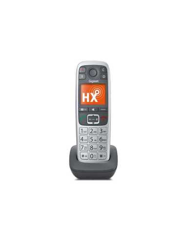 Gigaset E560HX Teléfono DECT analógico Identificador de llamadas Gris, Plata