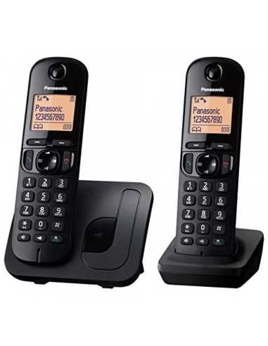 Panasonic KX-TGC212 Teléfono DECT Identificador de llamadas Negro