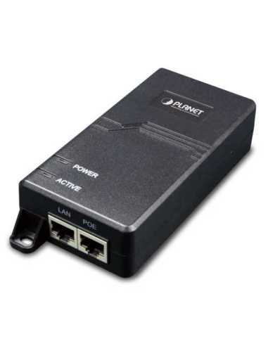 PLANET POE-163 adaptador e inyector de PoE Ethernet rápido, Gigabit Ethernet 53 V