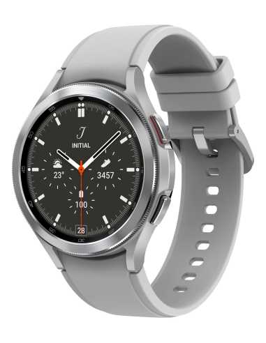 Samsung Galaxy Watch4 Classic 3,56 cm (1.4") Super AMOLED 46 mm 4G Plata GPS (satélite)