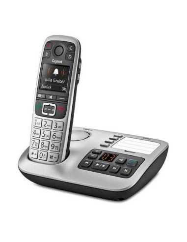 Gigaset E560A teléfono Teléfono DECT Identificador de llamadas Negro, Plata