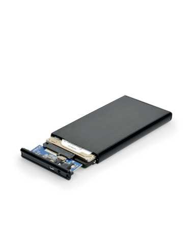 Port Designs 900030 caja para disco duro externo Caja externa para unidad de estado sólido (SSD) Negro 2.5"