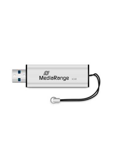 MediaRange MR916 unidad flash USB 32 GB USB tipo A 3.2 Gen 1 (3.1 Gen 1) Negro, Plata