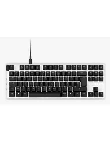 NZXT KB-1TKDE-WR teclado USB QWERTZ Alemán Blanco