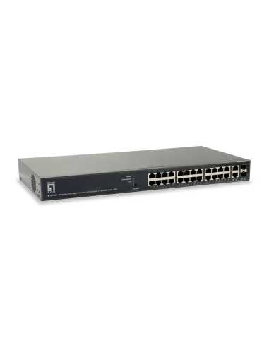 LevelOne GEP-2651 switch Gestionado L3 Gigabit Ethernet (10 100 1000) Energía sobre Ethernet (PoE) Negro