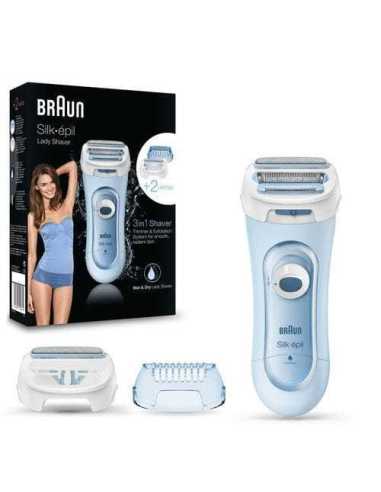 Braun Silk-épil 81653271 maquinilla de afeitar para mujer 3 cabezal(es) Recortadora Azul