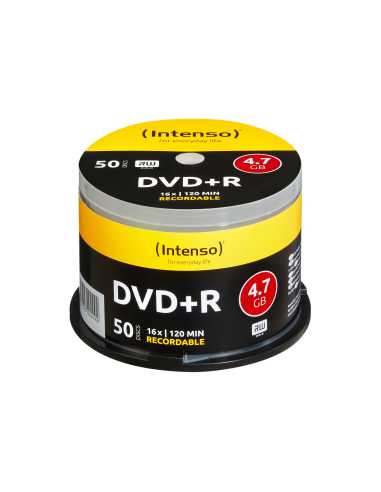Intenso 4111155 DVD en blanco 4,7 GB DVD+R 50 pieza(s)
