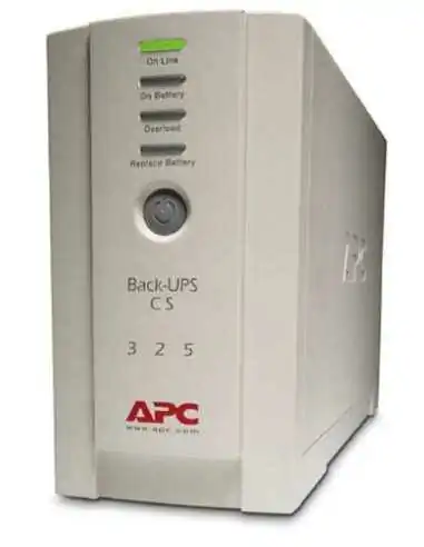 APC Back-UPS CS 325 w o SW sistema de alimentación ininterrumpida (UPS) 0,325 kVA 210 W