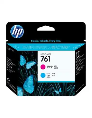 HP Cabezal de impresión DesignJet 761 magenta cian