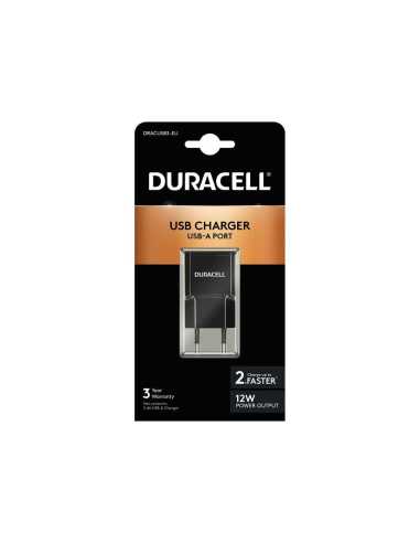 Duracell DRACUSB3-EU cargador de dispositivo móvil Smartphone, Tableta Negro Corriente alterna Interior
