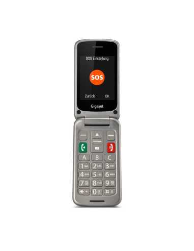 Gigaset GL590 7,11 cm (2.8") 113 g Plata Teléfono para personas mayores