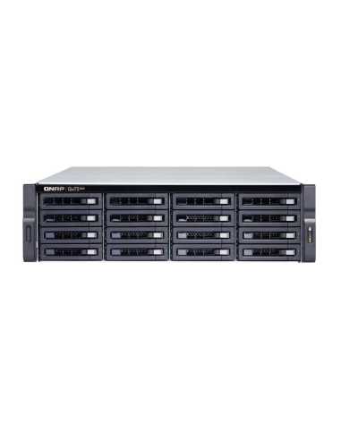 QNAP TS-h1683XU-RP NAS Bastidor (3U) Ethernet Negro E-2236