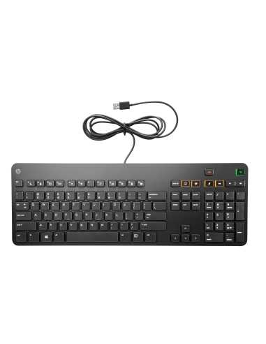 HP K8P74AA teclado USB Negro