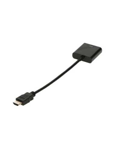 2-Power CAB0060A adaptador de cable de vídeo HDMI tipo A (Estándar) VGA (D-Sub) Negro