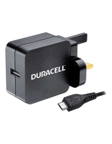 Duracell DMAC10-UK cargador de dispositivo móvil Smartphone, Tableta Negro Corriente alterna Interior