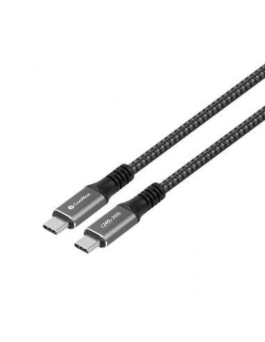CoolBox COO-CAB-UC-240W cable USB 1,2 m USB 3.2 Gen 2 (3.1 Gen 2) USB C Gris