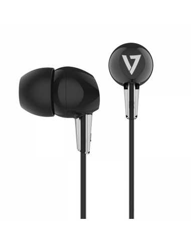 V7 HA200 auricular y casco Auriculares Alámbrico Dentro de oído Música Negro